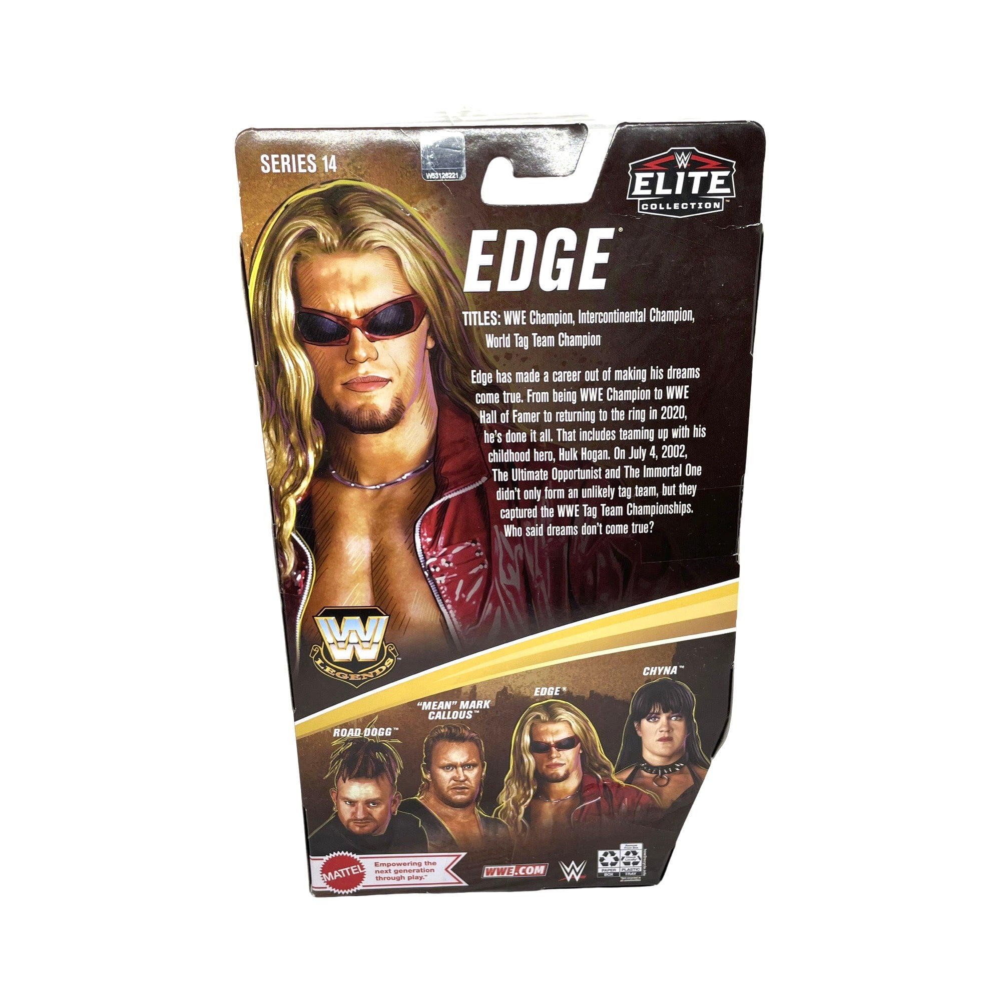 Figura de acción de ¨Edge¨ marca WWE Legends Elite Collection – Segunda que  Barato