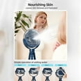 thumbnail image 7 of Portable Misting Fan,6000mAh Stroller Fan with Light & 360° Pivoting Battery Operated Fan,USB Rechargeable Fan with Flexible Tripod for Baby, Office, Travel,Crib,Treadmill,Outdoors Blue, 7 of 7