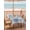 Blue, Slate, White, variant on Outdoor Tablecloth with Umbrella Hole & Zipper, Orange Coastal Palm Leaves Rectangle Tablecloth 54x80 Inch, Summer Tropical Botanical Patio Table Cover Waterproof Table Cloth for Picnic/Party