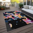 thumbnail image 6 of Addison Rugs Chantille Indoor/Outdoor Transitional Abstract Black Washable Rectangle Rug, 8' x 10', 6 of 6