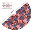 thumbnail image 3 of Yiaed America Flags1 Print Christmas Tree Skirt , Tree SkirtsTree Mat for Christmas Winter Holiday Indoor Decorations-30", 3 of 7