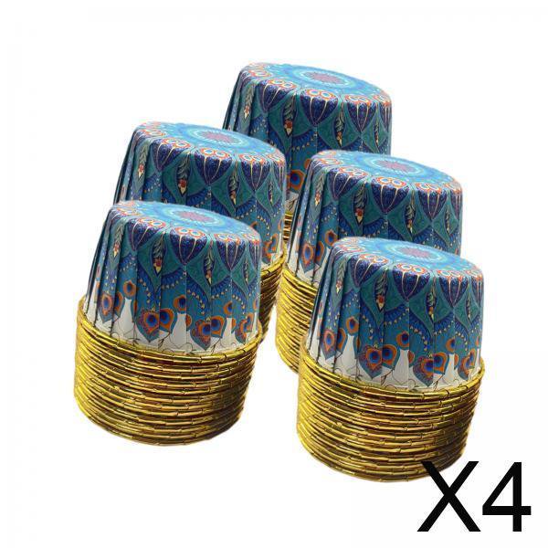 Forros para magdalenas,Tazas para postres Forros para muffins Tazas para magdalenas Postres,Forros para magdalenas bohemios Envoltorios para magdalenas para fiestas,Vasos de papel para hornear