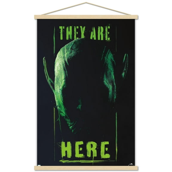 Marvel Secret Invasion - Skrulls They Are Here Wall Poster with Magnetic Frame, 22.375" x 34"