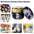 thumbnail image 4 of segolike Mini Pottery Machine Electric Pottery Wheel with 8pcs Clay Tools Gift for Adult Dark blue, 4 of 9