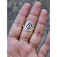 thumbnail image 2 of LD DESIGNS Dotted Spiral Ring, Handcrafted Swirl Spiral Ring, Latest New Dotted Ring, 925 Sterling Silver Ring, Minimalist Women Ring, Gift for Her, 2 of 10