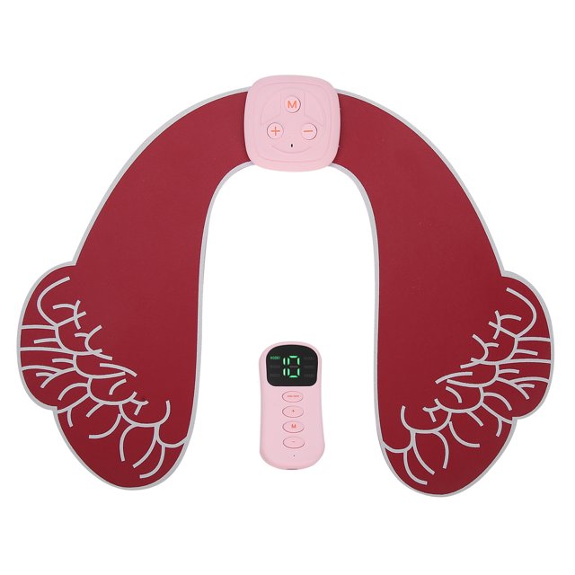 Entrenador de cadera eléctrico, estimulador muscular de glúteos a distancia, recargable, tonificador de glúteos rojo