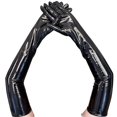 thumbnail image 1 of Guantes largos de Latex sexys Dongzhur para mujer talla S4, 1 of 1