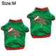 thumbnail image 2 of Camiseta navideña para perros Ropa de algodón para mascotas Vestido navideño para perros589, 2 of 5