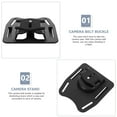 thumbnail image 2 of Luxshiny K Plastic Waist Belt Buckle For Cameras Fast Loading Rig Holder For Access, Black, Medium, 2 of 5
