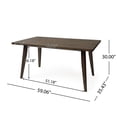 thumbnail image 7 of 7 Piece Dining Set, Dining Table with 6 Upholstered Dining Chairs, Kitchen Table with 6 Chairs, Modern 6 Person Dining Room Table Set for Small Space, Living Room, Apartment, 7 of 7