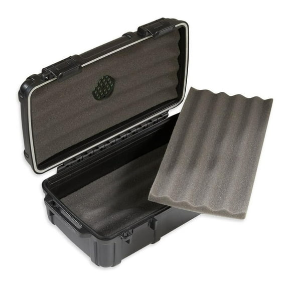 Travel Humidor 10 Cigar Capacity - Durable, Airtight, Crushproof Travel Humidor