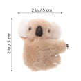 thumbnail image 2 of MERRYHAPY 2Ud Clips Para Mujer Koala Ideales Para Bodas Y Ocasiones Especiales, 2 of 7
