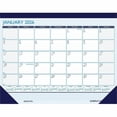 thumbnail image 2 of House of Doolittle 151 22 x 17 12-Month (Jan-Dec 2025) Recycled Contempo Desk Pad Calendar - White/Blue Sheets/Blue Binding/Blue Corners, 2 of 2