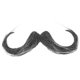 thumbnail image 2 of Synthetic Grey Beard Prop for Halloween Cosplay Self Adhesive Fake Facial Hair Accessory for Party Costume Events, 2 of 4
