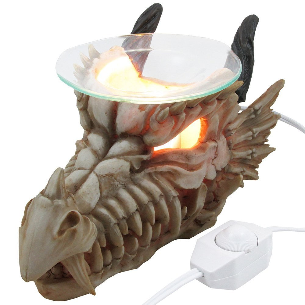 Mythical Dragon Skull Electric Oil Warmer or Tart Burner