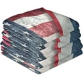 thumbnail image 7 of Vintage USA UK Flag Tea Towels 4 Pack American England Flag Kitchen Dish Cloth with Hanging Loop, 18"x28" Lint-Free Absorbent Towel for Kitchen Drying Wiping and Cleaning, 7 of 7