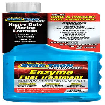 Star Tron Enzyme Fuel  - Concentrated oline Formula - 1 oz. Treats 16 Gallons - 16 OZ (0920016)