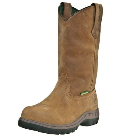 John Deere Work Boots Womens Wellington Waterproof Poplar JD3204