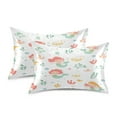 thumbnail image 2 of Mermaid Pattern Design Satin Pillowcase 20''x26'' Double-Sided Print Soft Wrinkle Resistant, 2 of 9