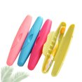 thumbnail image 2 of MasteelfCA 4pcs Plastic Toothbrush Tube Case Portable Candy Color Water-proof Toothbrush Storage Case (Mixed Color), 2 of 8