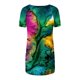 thumbnail image 5 of Blusa de manga corta con estampado de cuello redondo informal para mujer a la moda, Tops de verano Fridja ghk4122, 5 of 5