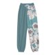 thumbnail image 4 of Pantalones de cintura elástica con estampado informal a la moda para mujer, pantalones largos rectos, pantalones de chándal Fridja  alkflakhf32417, 4 of 5