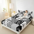 thumbnail image 4 of Manfei Boys Construction Truck Twin Sheet Sets, Tractor Machinery Twin Fitted Sheet, Cartoon Vehicle Flat Sheet, Super Cozy Room Decor, 3-Piece, 4 of 7