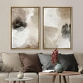 thumbnail image 3 of IDEA4WALL Framed Canvas Print Wall Art Set Brown & White & Black Collage Abstract Shape Modern Art Decorative Bohemian Colorful Chic Artwork for Living Room, Bedroom, Office -, 3 of 5