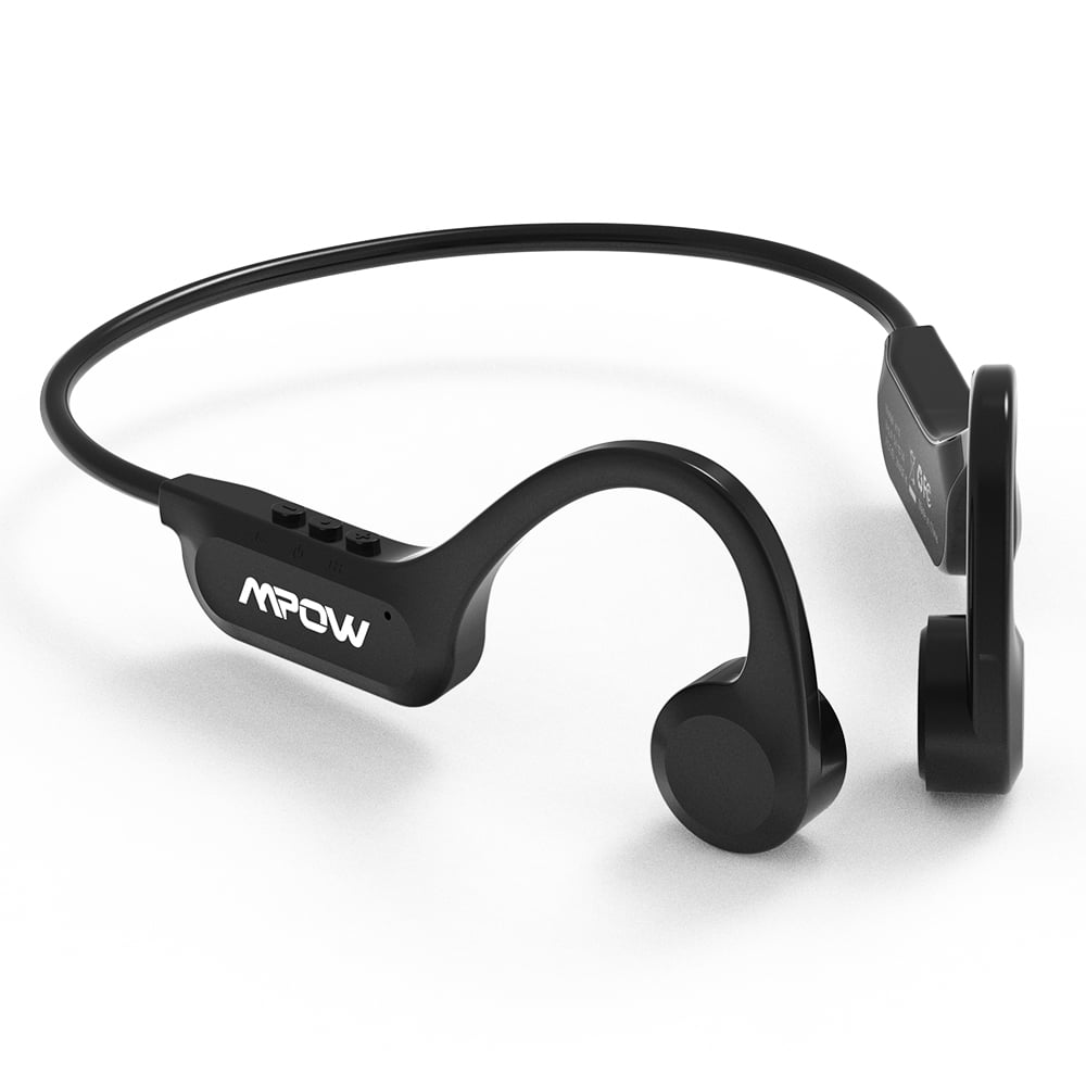 MPOW Open-ear Bone Conduction Earphone, Bluetooth 5.3 Bone Conduction Headphones with Mic, Hand Free Call 8H Playback Sport Earphone