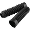 thumbnail image 4 of Front Fork Cover, Rubber Motorcycle Front Fork Cover Gaiters Gators Boots Shock Damping Dust Cover (Black),2 x Front Fork Covers,Black, 4 of 7