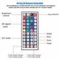 thumbnail image 5 of 32.8ft 10m Rgb Led Strip Light Smd 44 Key Remote 12v Dc Power Full Kit 5050 Lamp, 5 of 5