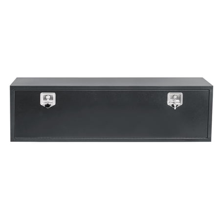 Heavy Duty Steel Underbody Truck Box with T-Handle Lock Latch, Truck Toolbox Storage Chest for Pickup Bed, RV and Trailer, Weather-Resistant, 60 x 16 x 13 Inch