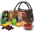 thumbnail image 3 of Fotbe Elephant Sunset in Kenya Bolsa Térmica Portátil con Estampado, Bolsa de Entrega de Alimentos Aislada, Bolsa Reutilizable de Gran Capacidad para Comidas y Supermercado, 3 of 6