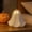 A, variant on Halloween Ceramic Ghost Night Light, Cute Ghost Table Lamp Ornament, Warm Glow Desktop Decor, Bedroom Shelf Mantel Accent, Festive Holiday Gift