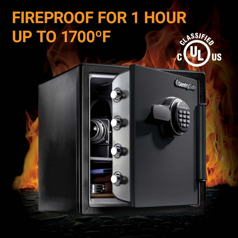 SentrySafe SFW123ES Fire-Resistant and Water-Resistant Safe with