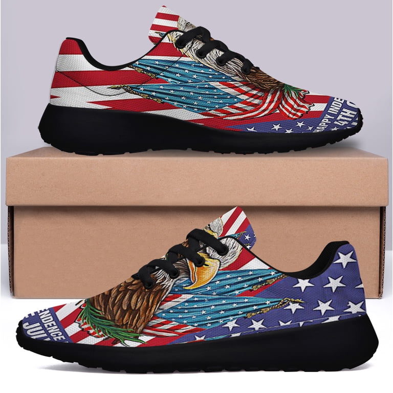 Patriotic Eagle Happy Independence Day 4th of July Shoes  display picture 3