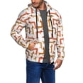 thumbnail image 2 of Kdxio Dachshund Dog Print Men Hoodies Casual Hoodies for Men with Zip Pockets Full Zip Long Sleeve Sweatshirt Sports Hooded Jacket-3X-Large, 2 of 5