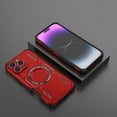 thumbnail image 4 of Designed for iPhone 16e Magnetic Phone Case,Compatible with Mag-Safe,Military-Grade Protection,Heavy Duty Shockproof Anti-fall Tough Rugged Dropproof Phone Case for iPhone 16e,Red, 4 of 10