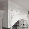 thumbnail image 6 of Ekena Millwork ROS06X05CL 6.12 In. W X 4.5 In. H X .37 In. P Architectural Classic Oval Rosette, 6 of 9