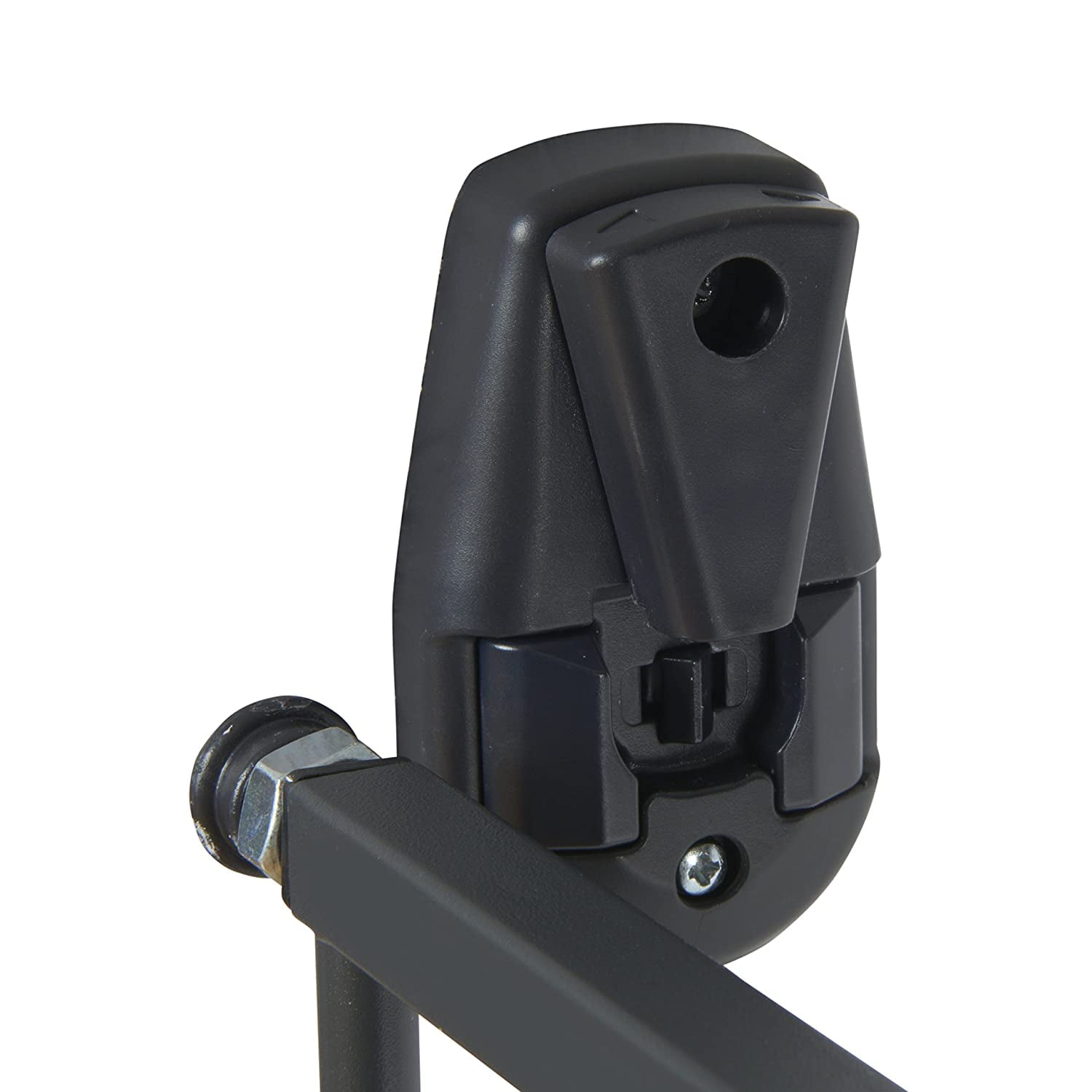 Munchkin® Push to Close™ Hardware Mounted Extending Metal Safety Toddler Baby Gate, Dark Gray