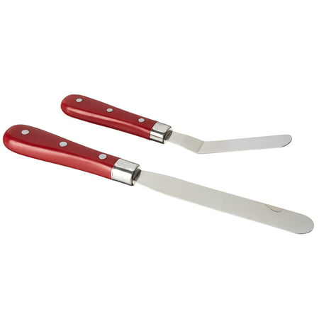 The Pioneer Woman Frontier Collection 2-Piece Multi-Purpose Icing Spreader and Spatula Set, Colors May Vary