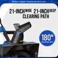 thumbnail image 5 of Snow Joe Ultra 15 Amp Electric Snow Thrower & Shovelution Snow Shovel Combo, 5 of 5