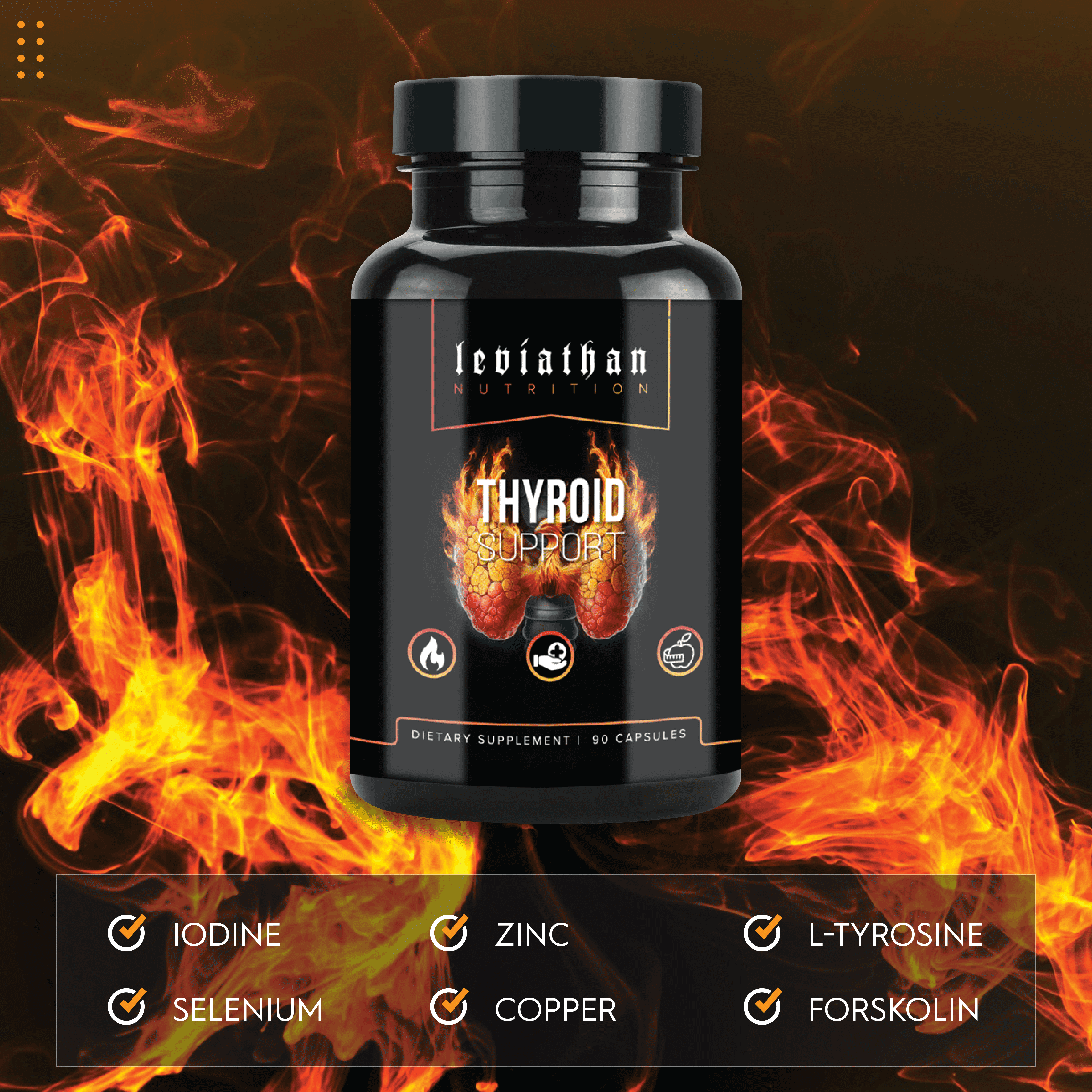 Leviathan Thyroid Support | Boost Metabolism, Energy, and Weight Loss