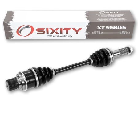 Sixity XT Rear Left Axle compatible with Yamaha Grizzly 450 2009 - YFM45FGYB FGYL FGYGR FGHY 4X4