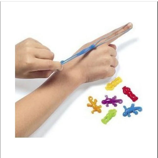 Mini Stretchy Flying Frogs & Lizards - Party Favors - 144 Pieces