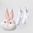 thumbnail image 2 of Pegs for Washing Line, Towel Clips for Sun Loungers, 6 Pcs Non-marking Rabbit Clothes Pins, Large Windproof and Non-Slip Strong Towel Clips for Beach Towel, Bath Towels, Sheet and Thick Clothe, 2 of 5