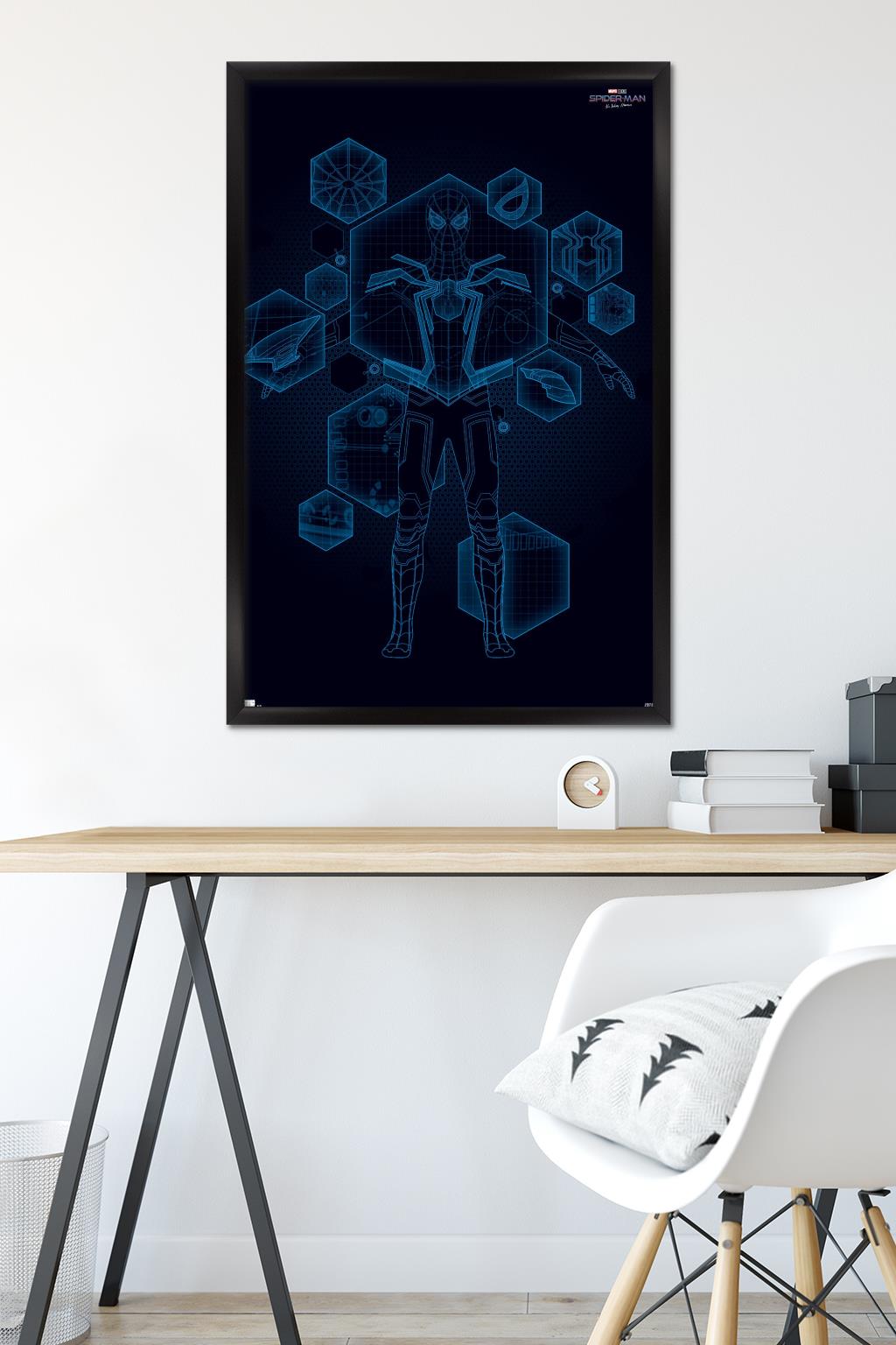 Marvel Spider-Man: No Way Home - Tech Wall Poster, 22.375" x 34" Framed