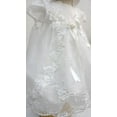 thumbnail image 4 of Infant Baby Girl Christening Baptism Dress Gown Size 01234 (0-30M)  White, 4 of 10