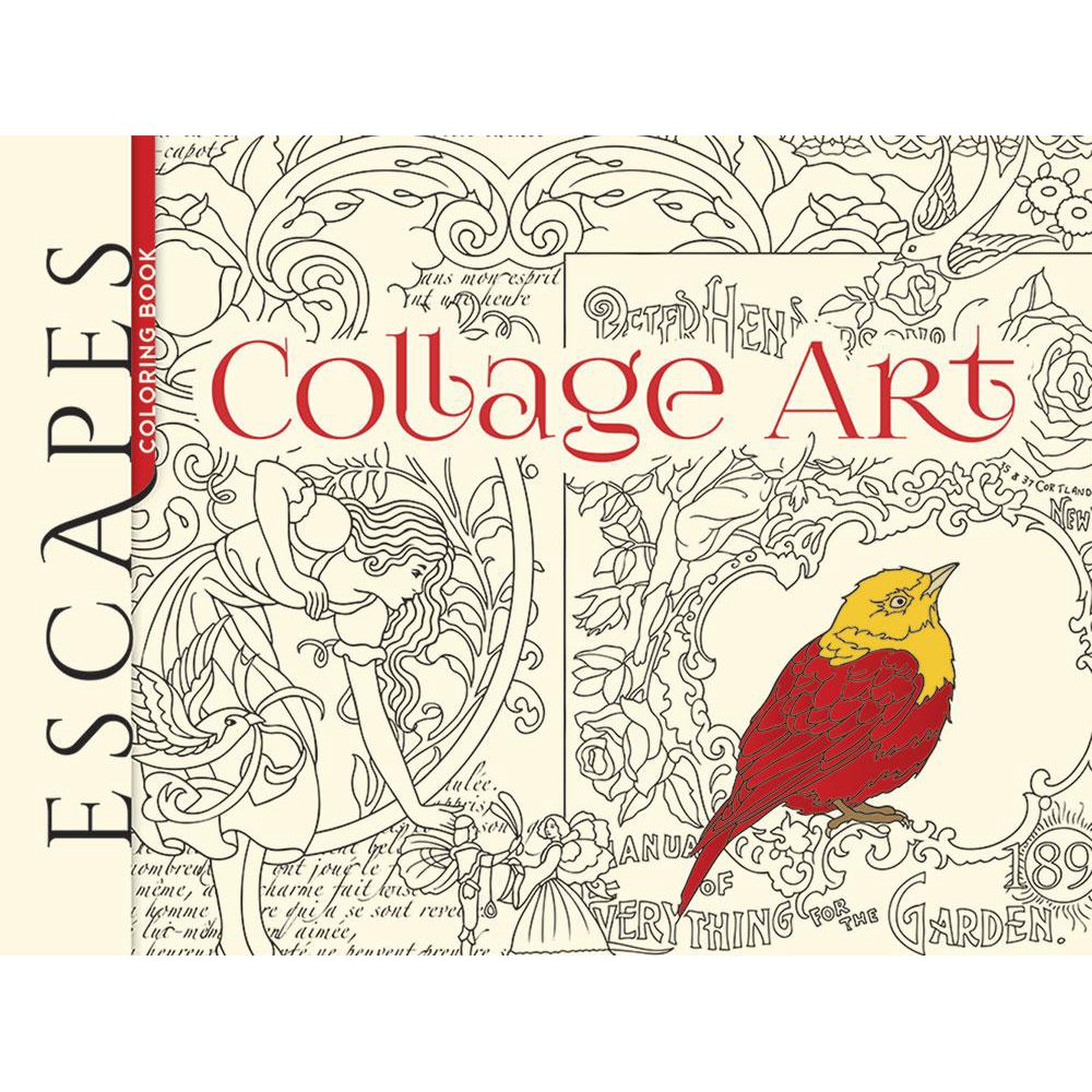 Adult Coloring: Escapes Collage Art Coloring Book (Paperback) - Walmart