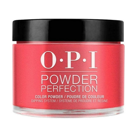 OPI Powder Perfection Nail Dip Powder, Red Hot Rio,